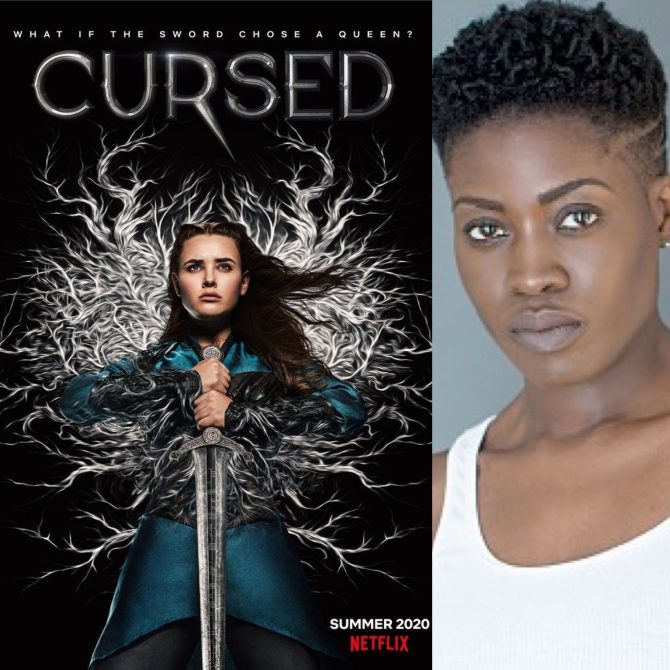 Adaku Ononogbo can be seen in her regular role as “Kaze” in “Cursed” available now on Netflix
