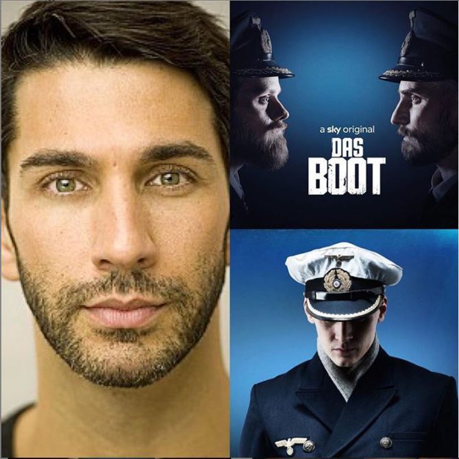 Dar Dash can be seen as “Joe Minton” in the second series of “Das Boot” available on Sky Atlantic