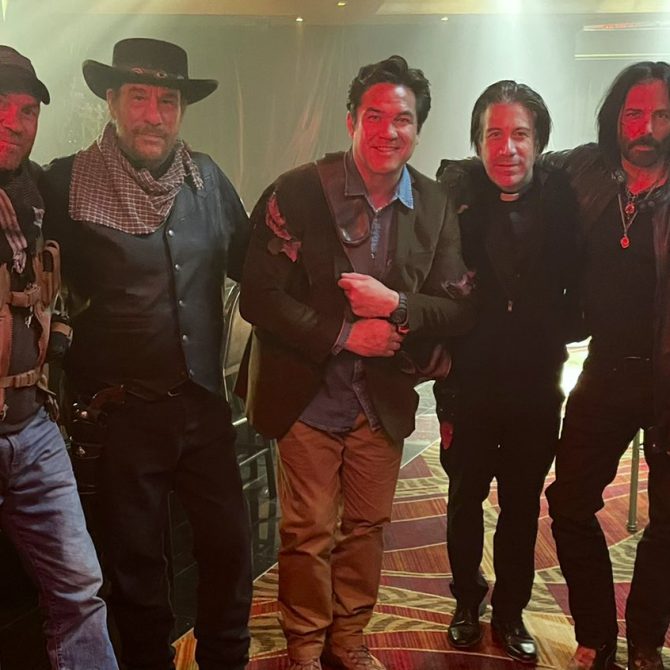 Our clients Michael Madsen, Dean Cain, Robert Davi and Gianni Capaldi have completed filming on new action adventure film “Demon Pit”