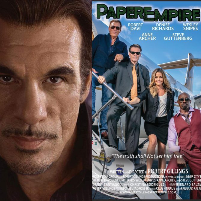 Our client Robert Davi can be seen in his starring role in “Paper Empire”