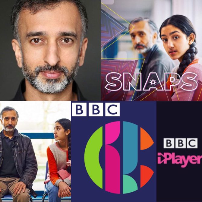 Adil Akram can be seen in “Snaps” short film “Listen, Dad” available now on BBC IPlayer and streamed this Wednesday 21st at 5.30pm on CBBC Channel, written by Kia Abdullah and directed by Huse Monfaradi.