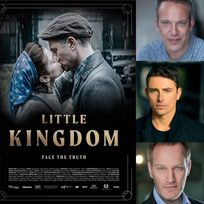 Lachlan Nieboer appears in his leading role of “Jack” in war drama “Little Kingdom” alongside Mark Fleischmann as “Nemeth” and Brian Caspe as “Bar”, directed by Peter Magat, streaming now on Amazon Prime