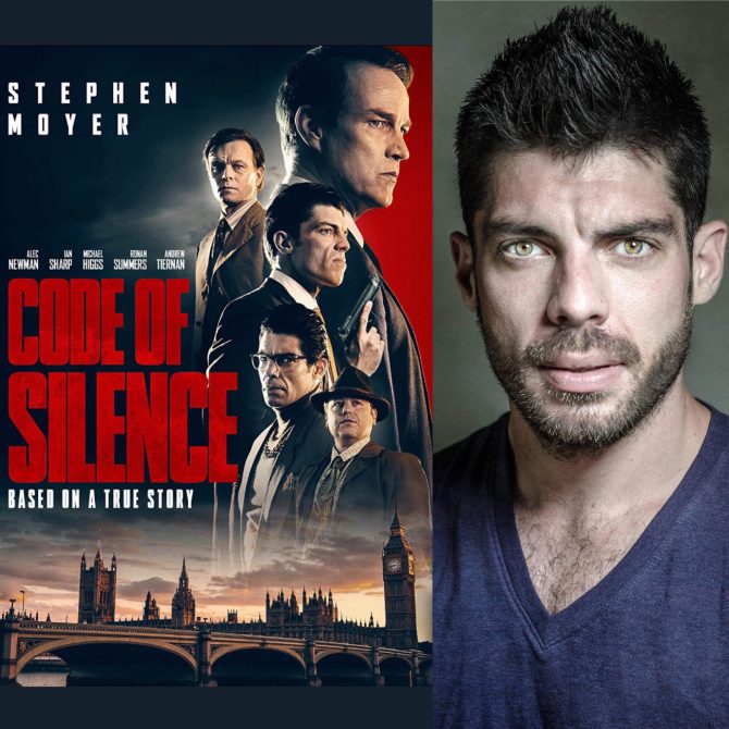 Ronan Summers will appear in his leading role of “Ronnie and Reggie Kray” the notorious East End criminals, in feature film “Code of Silence”, starring alongside Stephen Moyer for 101 Films, directed by Ben Mole.