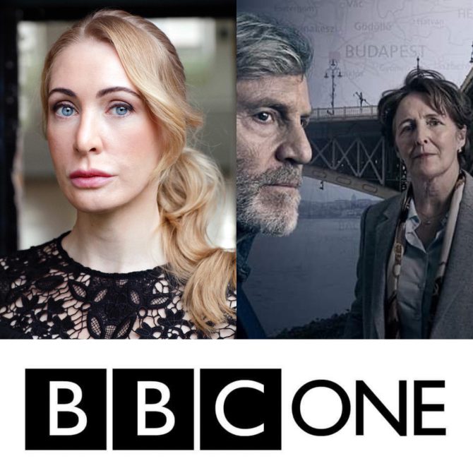 Caroline Boulton can be seen in the anticipated second series of “Baptiste” playing “Grace” alongside Fiona Shaw, starting this Sunday 9pm on BBC One