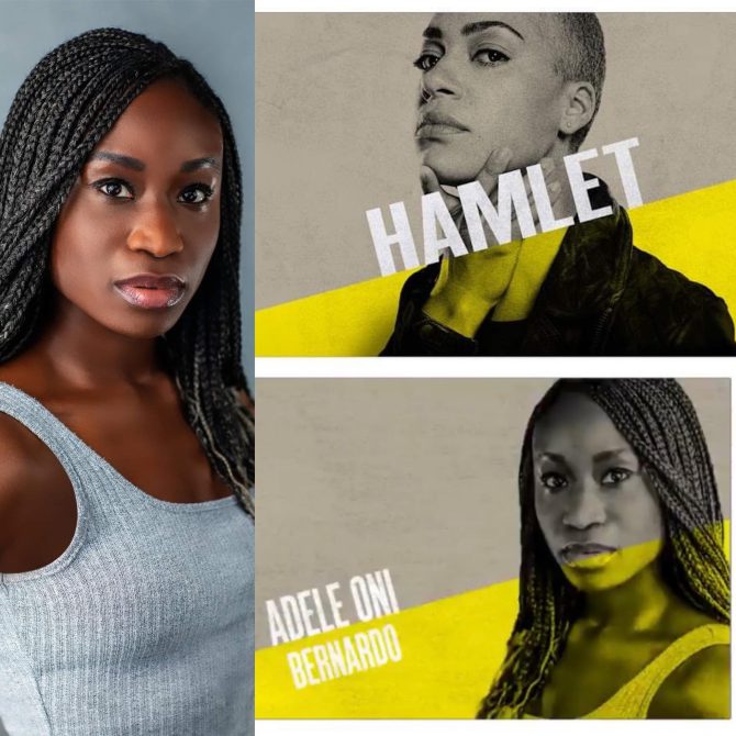 Adele Oni is currently rehearsing for her role of ‘Bernardo’ in the highly anticipated production of “Hamlet” at the Young Vic, starring Cush Jumbo and Adrian Dunbar, directed by Greg Hersov, with performances from 27th September