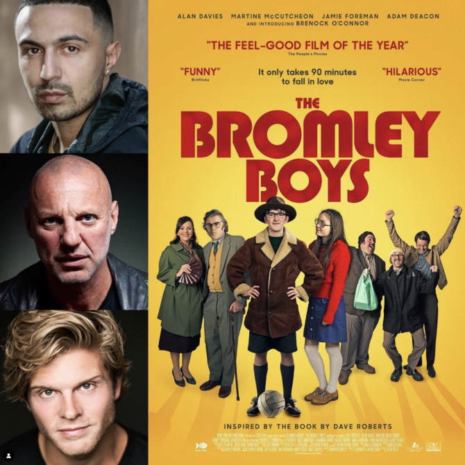 Our clients ADAM DEACON (Herbie Lane), TOMI MAY (Jeff Barnes) and ROSS MATTHEW ANDERSON (Alan Stonebridge) can be seen in THE BROMLEY BOYS which has been released on Netflix today.