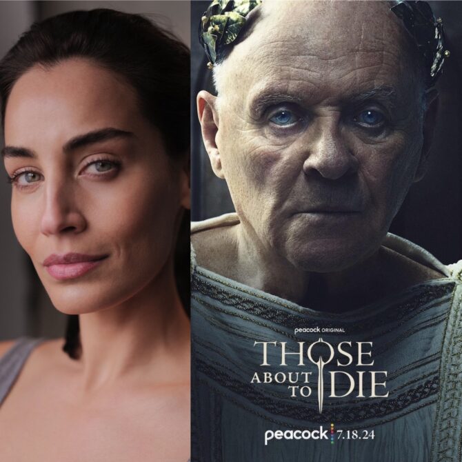 Our client, LARA WOLF plays her leading role of ‘Berenice’ alongside Anthony Hopkins in the upcoming series THOSE ABOUT TO DIE. Premiering 18th July on Peacock.