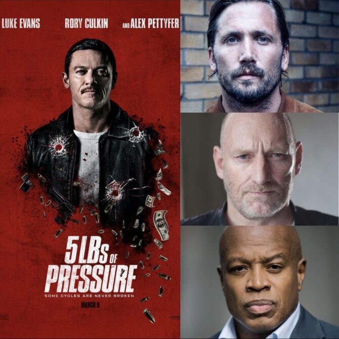 Our clients, JAMES-OLIVER WHEATLEY stars as ‘Sicky’, GRAHAME FOX plays ‘Lenny’ and GARY MCDONALD plays ‘E.R’ in the feature film ‘5LBS OF PRESSURE’. Available to stream now on Amazon Prime Video.