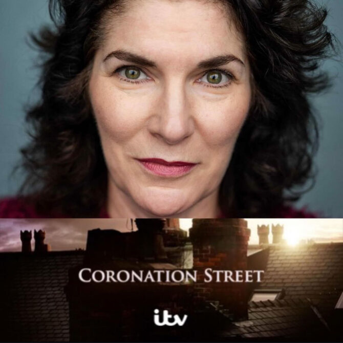 Our client, KATE COOK will be seen in her recurring role of ‘Coral’ in the long running TV soap CORONATION STREET.