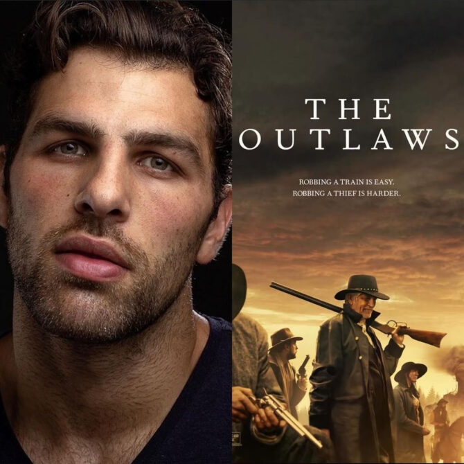 Our client, ARTHUR SYLENSE plays the lead role of ‘William Wild Bill Higgins’ alongside Eric Robert’s in the Western feature film ‘THE OUTLAWS’, available on Apple TV from the 12th of June in the US and July 22nd in the UK.