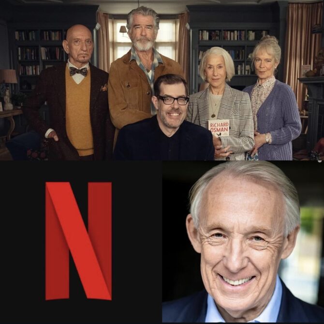 Our client, MARTIN BISHOP is currently  filming for the Netflix feature film ‘THURSDAY MURDER CLUB’. Starring alongside Pierce Brosnan, Helen Mirren, Ben Kingsley & David Tennant.