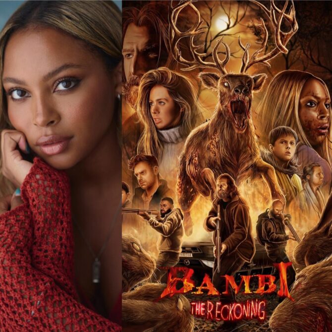 Our client, SAMIRA MIGHTY stars as ‘Harriet’ in the upcoming horror feature film BAMBI: THE RECKONING.