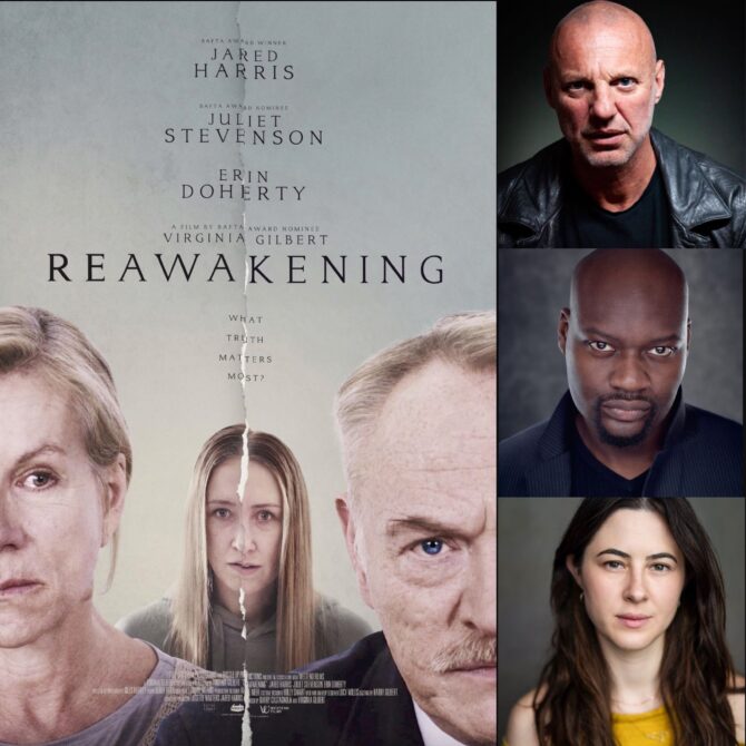 The feature film ‘REAWAKENING’ will be released in cinemas on September 13th, starring our clients TOMI MAY as ‘Carl’, LARRY OLUBAMIWO as ‘Steve’ and ALIONA BARANOVA as ‘Magda’. 