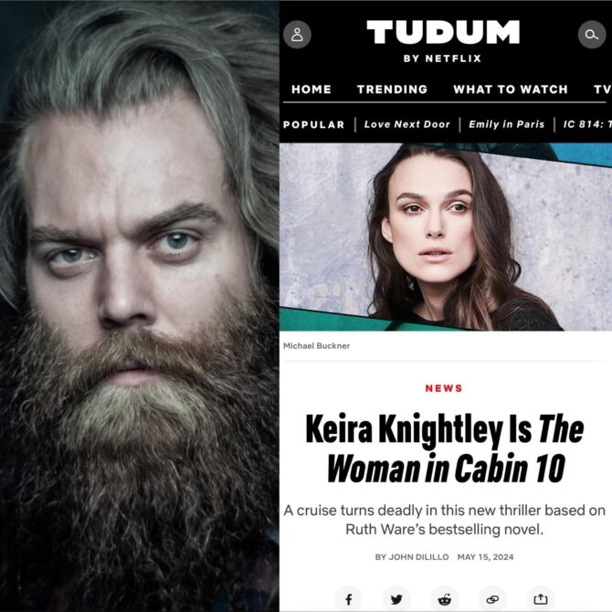 Our client, CHRISTOPHER RYGH plays his strong supporting role of ‘Lars Jensen’ in the feature film ’THE WOMAN IN CABIN 10’, alongside Kiera Knightly. Filming begins later this month.