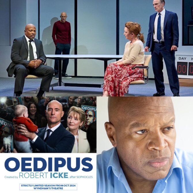 Our client GARY MCDONALD is currently featuring in the West End production of OEDIPUS alongside Mark Strong. The show is running until the 4th January at the Wyndham’s Theatre.