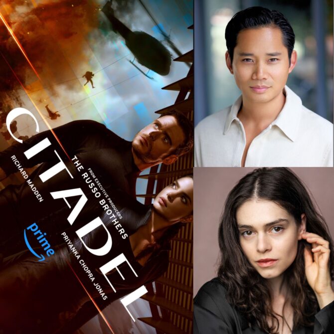 Filming is currently underway for our clients, DAVID CHUN CHEUNG and LEONA in their featured roles for the upcoming second season of Amazon Prime’s ‘CITADEL’, alongside Richard Madden and Priyanka Chopra Jonas.