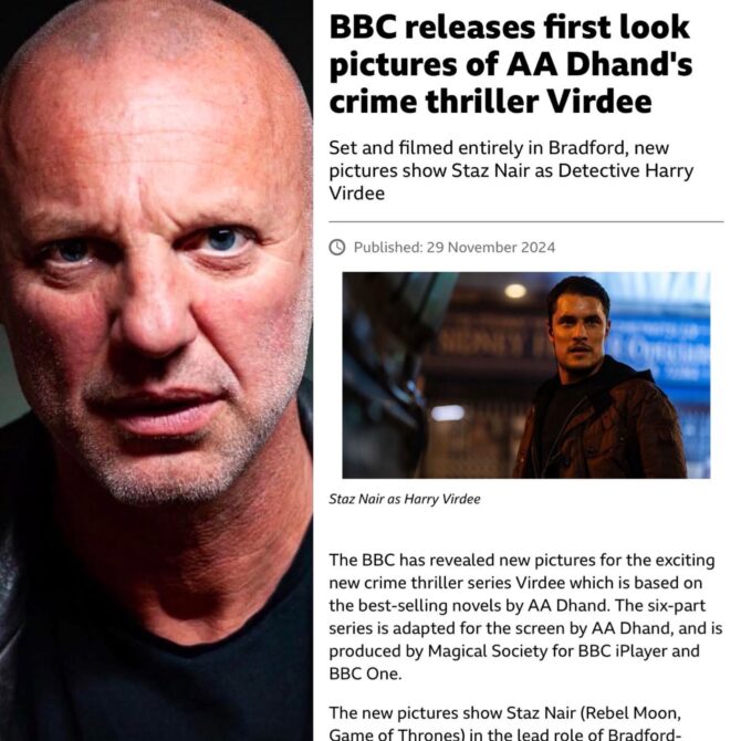 Our client, TOMI MAY will play his regular role as ‘Enzo Tobin’ in the upcoming BBC Crime Thriller series VIRDEE.