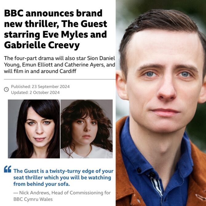 Our client DARREN EVANS will be playing his supporting role of ‘Boats’ in the upcoming BBC drama, THE GUEST. Coming soon to BBC One and BBC iPlayer. 