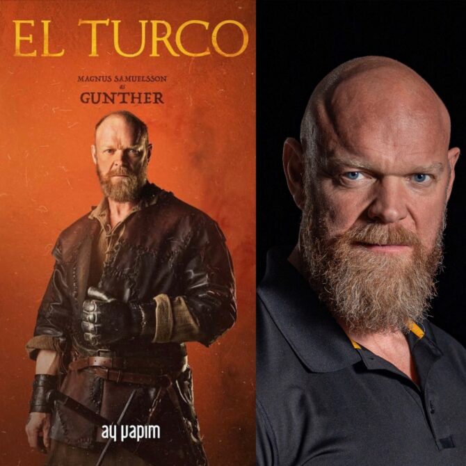 Our client MAGNUS SAMUELSSON will be playing one of the lead roles, GUNTHER, in the upcoming historical drama EL TURCO. The show is set to be released in February 2025, making its way onto IMDb’s list of the most anticipated shows of the year. 