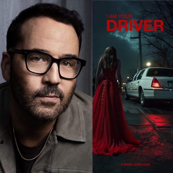 Our client JEREMY PIVEN is currently in LA filming for his starring role in the upcoming horror film, I AM YOUR DRIVER.