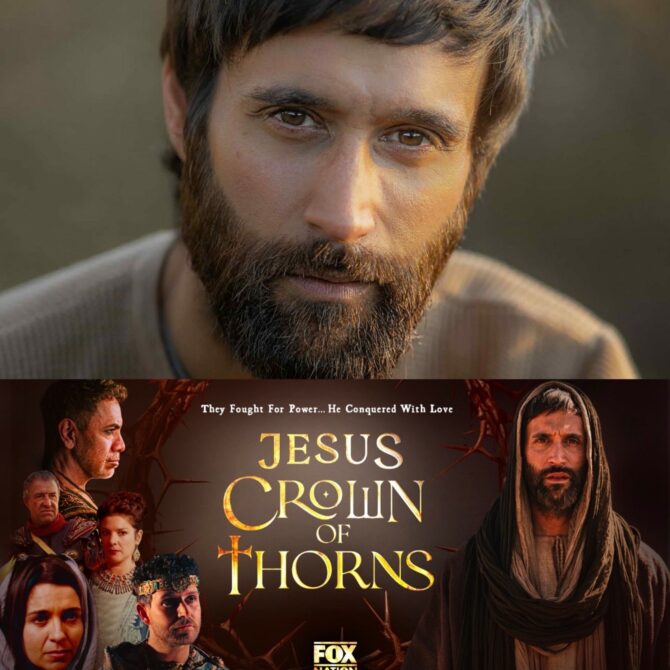 Our client TARIK MAKAREM plays the lead role of ‘Jesus’ in the drama JESUS CROWN OF THORNS. Currently airing on Fox Nation in the US. 