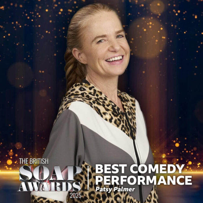 Our client, PATSY PALMER has been nominated for Best Comedy Performance at The British Soap Awards 2025. Good luck Patsy!
