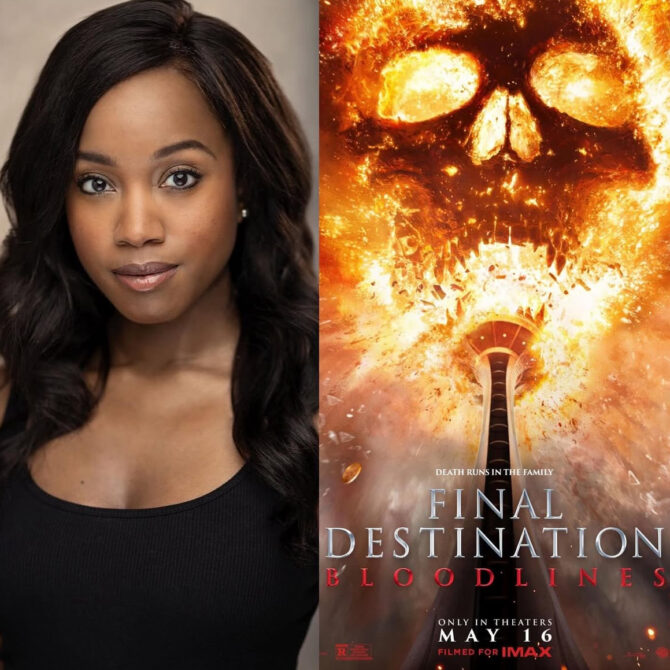 Our client, NATASHA BURNETT plays her featured role as ‘Evie’ in the feature film ‘Final Destination: Bloodlines’. Available to watch now in theatres worldwide.