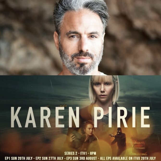 Our client, ANDREI CLAUDE will play ‘Alessandro’ in the upcoming second series of KAREN PIRIE. Available to watch on ITV from the 20th July.